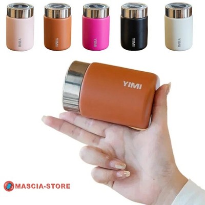 Mini Thermoskanne aus Stahl 230 ml tragbar für Kaffee und Tee Thermosflasche