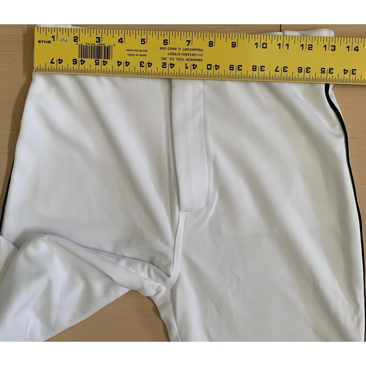 Rawling Youth Größe XL Semi Relaxed Fix weiße Baseballhose brandneu