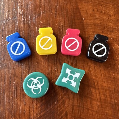 Pandemic Board Game Replacement Parts Cure Markers Infection Rate Outbreak 2013