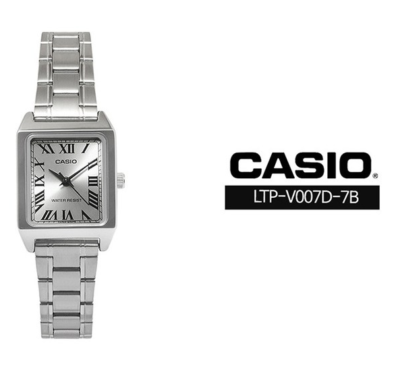Casio LTP-V007D-7B Woman Matal Band Wrist Watch Stainless Steel