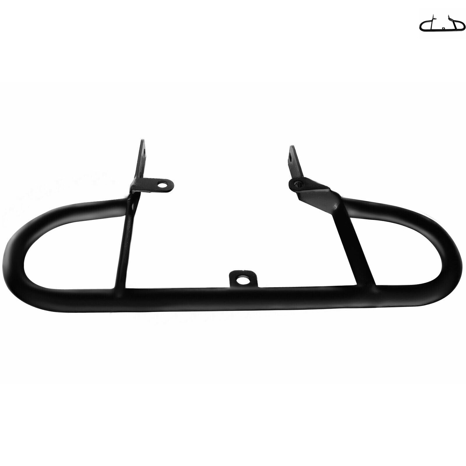 Rear Back Wide Grab Bar Bumper for Yamaha Blaster YFZ 200 Black 1988