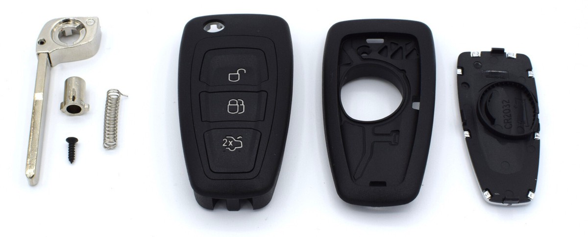 Emiif Schlüsselgehäuse Für Ford Transit Connect MK7, Blau