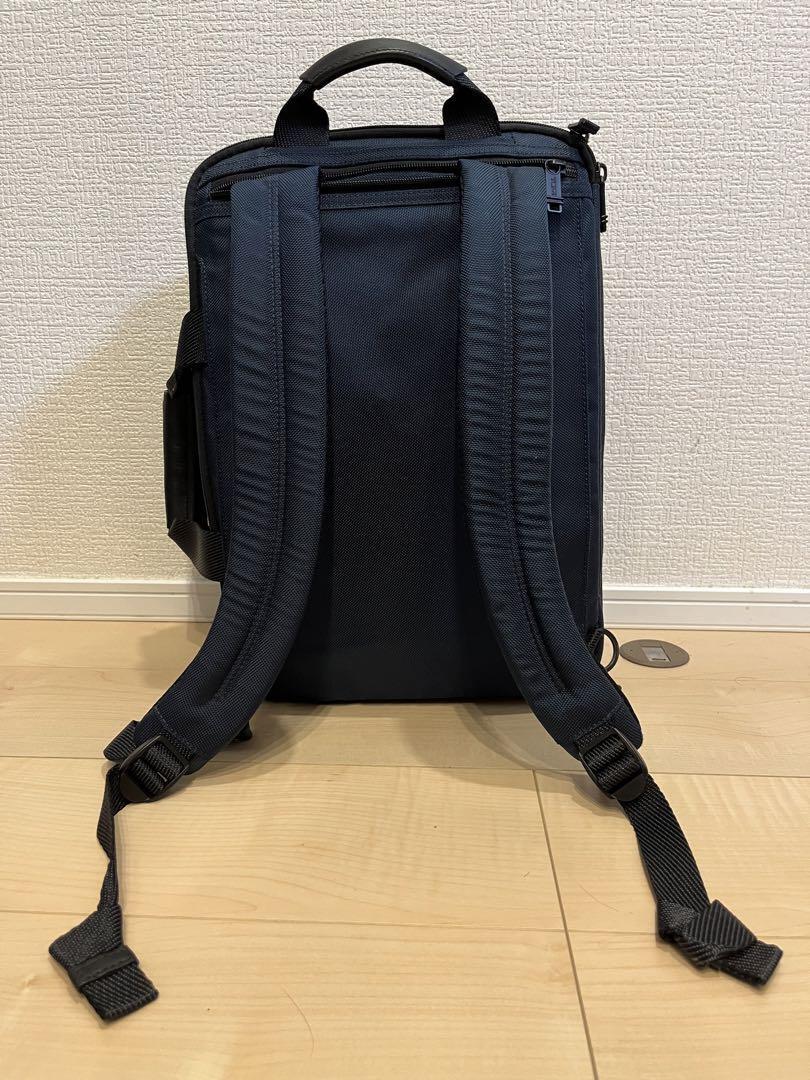 Tumi Alpha Bravo Business 3way Briefcase Shoulder Bag Navy
