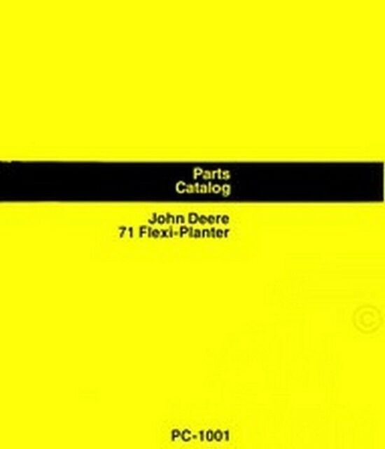 John Deere 71 Planter Plate Chart