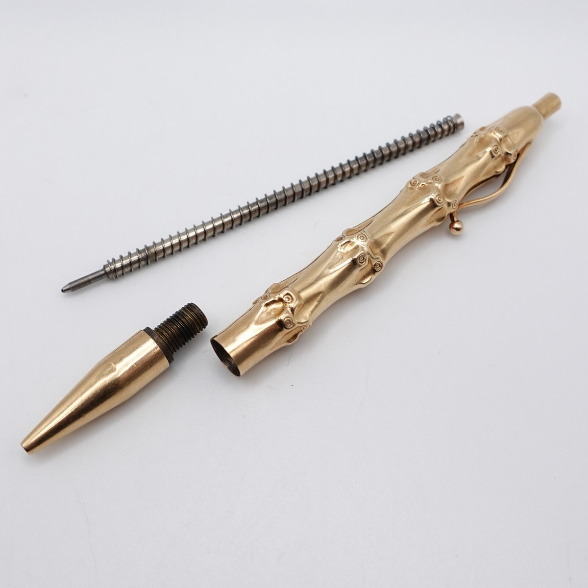 Tiffany & Co. Louis Tamis 14K Yellow Gold Bamboo Ballpoint Pen
