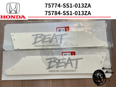Honda BEAT PP1 TYPE1 OEM Side Decal Woody Gray Left & Right Set