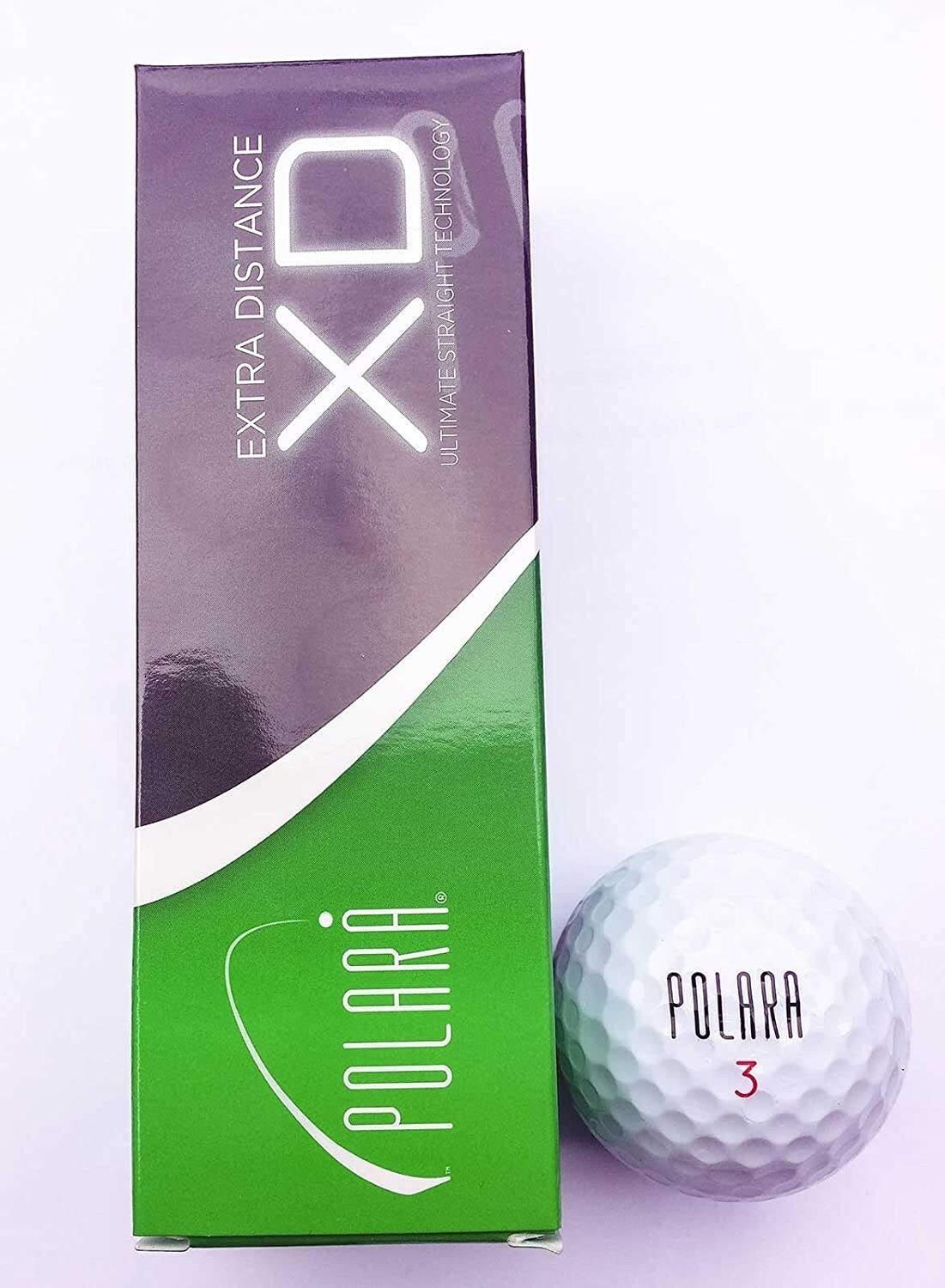 Polara Extra Distance XD Golf Balls Sleeve of 3 Balls Brand New
