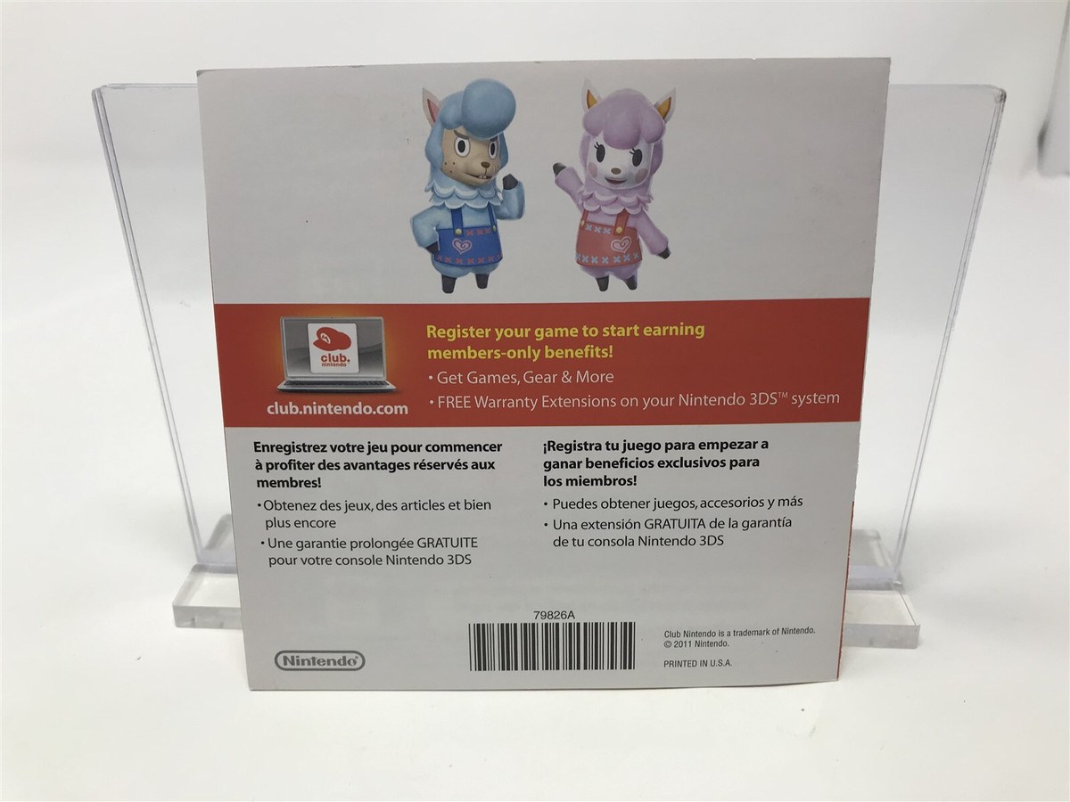 3ds Animal Crossing Nintendo Membership Nintendo 3ds Animal