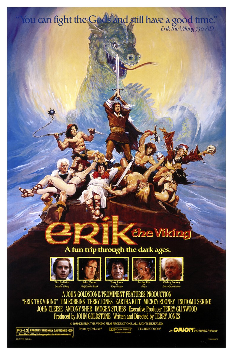 ERIK THE VIKING MOVIE POSTER 1 Sheet ORIGINAL ROLLED 27x41 TIM ROBBINS |  eBay