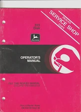 John Deere 315 Disk Operator's Manual OM-A42190 K0