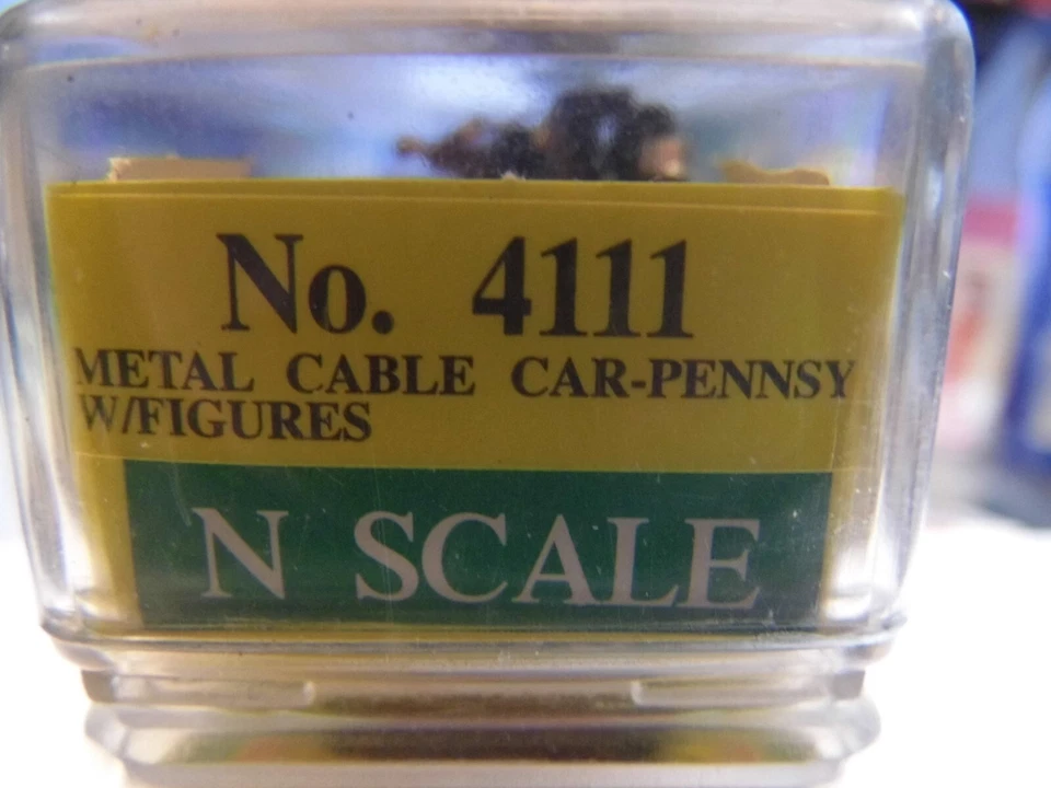 N - Model Power 41114 (Metal) - Cable Roll Flatcar w/workers, Pennsylvania - Image 2 of 2