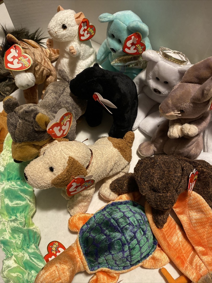 Lot of 19 Ty Beanie Babies YEAR 2000 - Some Rare & Retired | eBay