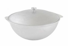 Kazan Asien Koch-Topf Tatarskij mit Deckel Kasan WOK 15 L Liter Aluguss Kessel