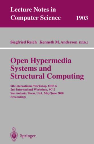 Thumbnail - Open Hypermedia Systems And Structural Computing 6th International