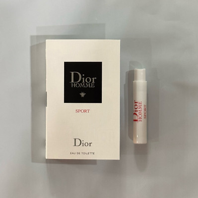 Dior Homme Sport Eau De Toilette Spray Sample for Men 0.03 fl oz / 1 mL
