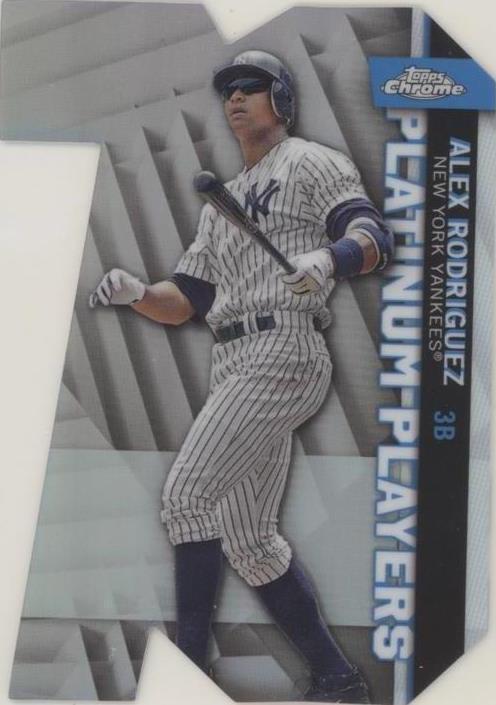 2021 Topps Chrome Update Series Alex Rodriguez Target Platinum Die-Cut