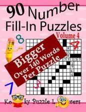 Number Fill-in Puzzles : 90 Puzzles, Paperback by Kooky Puzzle Lovers COR , ...