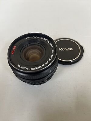 Konica Hexanon AR 40mm F1.8 MF Standard Prime Lens EXCELLENT Konica Hexanon AR 40mm F1.8 MF Standard Prime Lens EXCELLENT