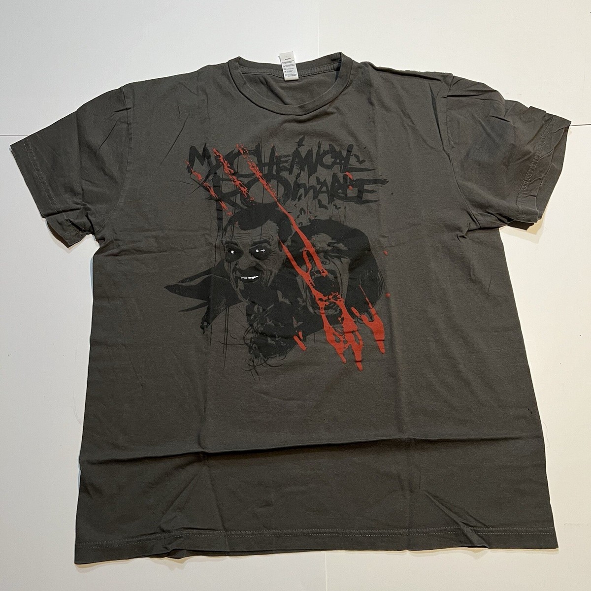 My Chemical Romance Monsters Gray Graphic Tee T Shirt Size L | eBay