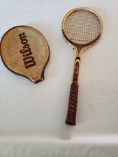 VINTAGE 60'S WOODEN RACKET CHEMOLD AUTOGRAPH ROD LAVER NO. 807096 M 4 5/8
