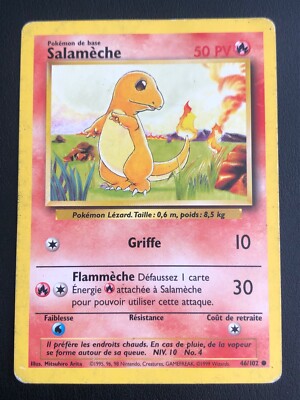 Pokemon Card Fr Wizards Basic Set Salameche 46 102 Common Be Ebay Pokemon Card Fr Wizards Basic Set Salameche 46 102 Common Be Ebay
