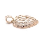 Designer Sterling Silver Openwork Cut-Out Heart Pendant 6.48g 1.5" — photo 4