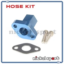 Turbo Oil Drain Lower Adapter Flange Kit For Audi Volkswagen VW Skoda 1.8T