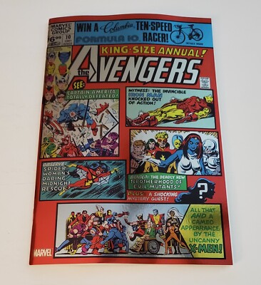 Avengers Annual #10 Foil facsimile.  1st app of Rogue. New. Marvel Comics.