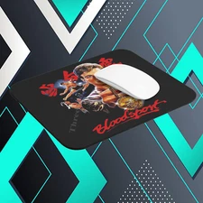 Bloodsport Blood Sport Kumite Van Damme Black Mousepad Desk Mat Gaming