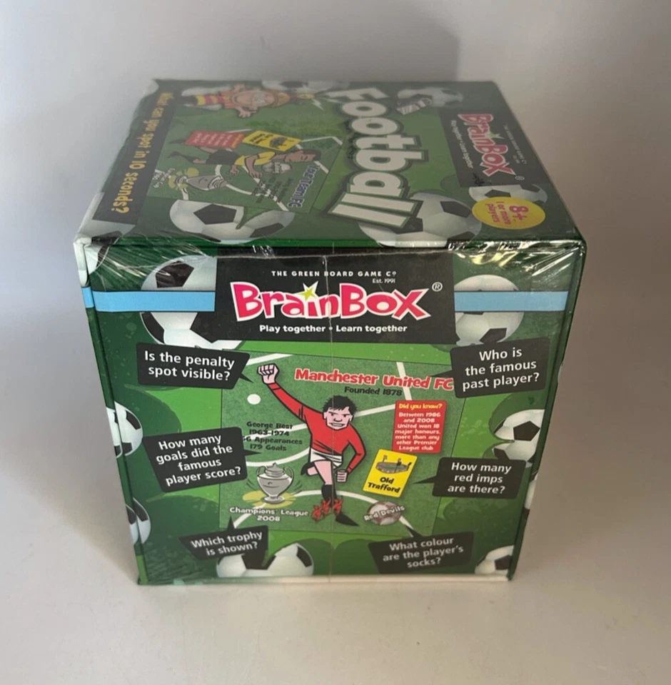 BrainBox Football - Card Trivia Brain Game *NEW SEALED* - Image 2 of 4