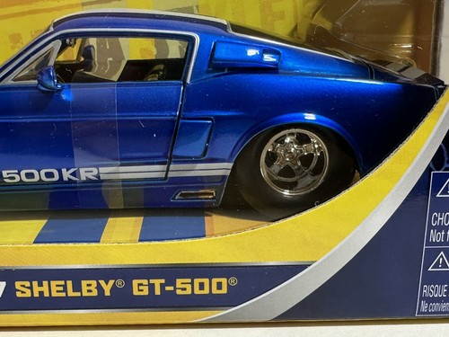 JADA BIGTIME BTM 1967 SHELBY GT500 BLUE 1:24 DIECAST MODEL #97 - Picture 7 of 7