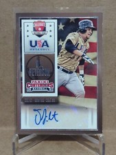 2015 Panini Contenders USA Baseball Ticket Autographs #2 D.J. Peterson