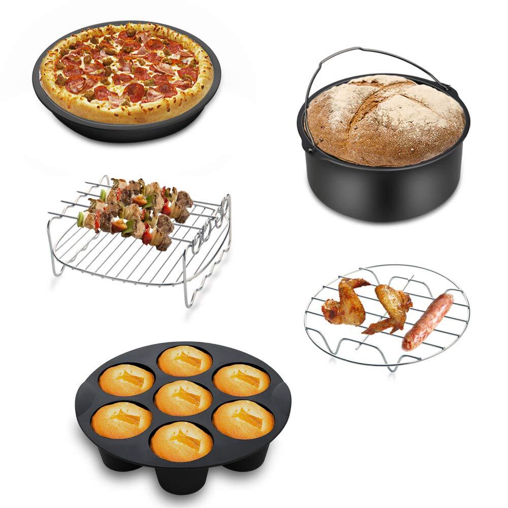 9-Piece Air Fryer Accessories Compatible with Gowise Gourmia Cozyna Ninja Models