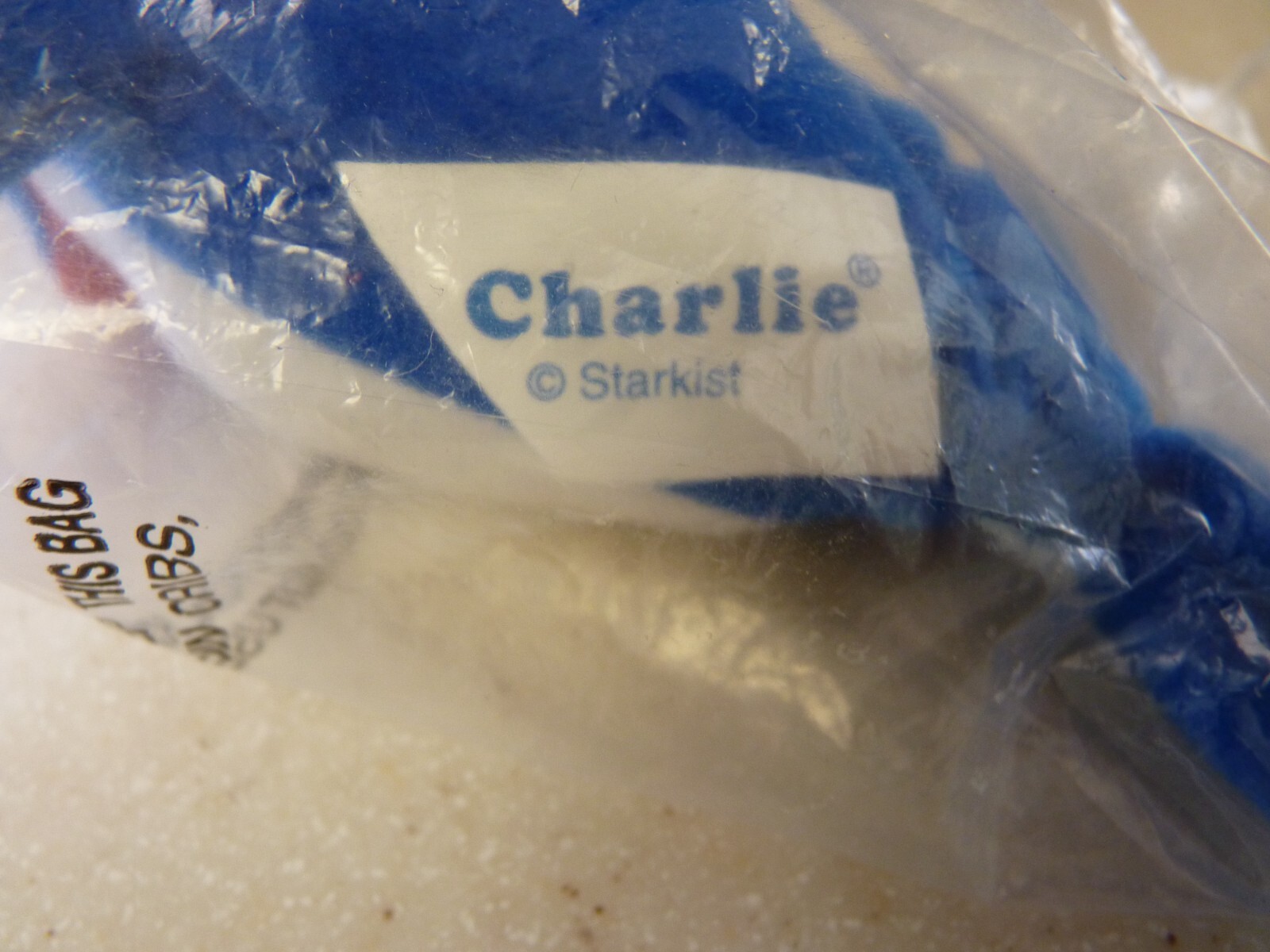 Starkist Charlie Tuna Beanbag Plush Toy 6" Advertising Mascot