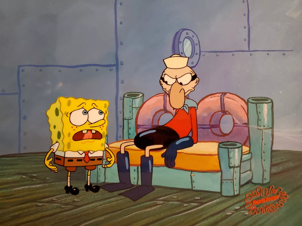 Nickelodeon Vintage SpongeBob Production Animation Key Master