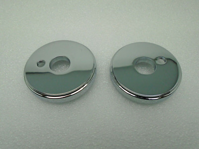 (2) Jado Privacy Rosette W. Mounting Pin Polished Chrome  947/068/000  #CR127