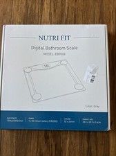 NUTRI FIT Digital Bathroom Scale for Body Weight, Bath Scale for Accurate Weight