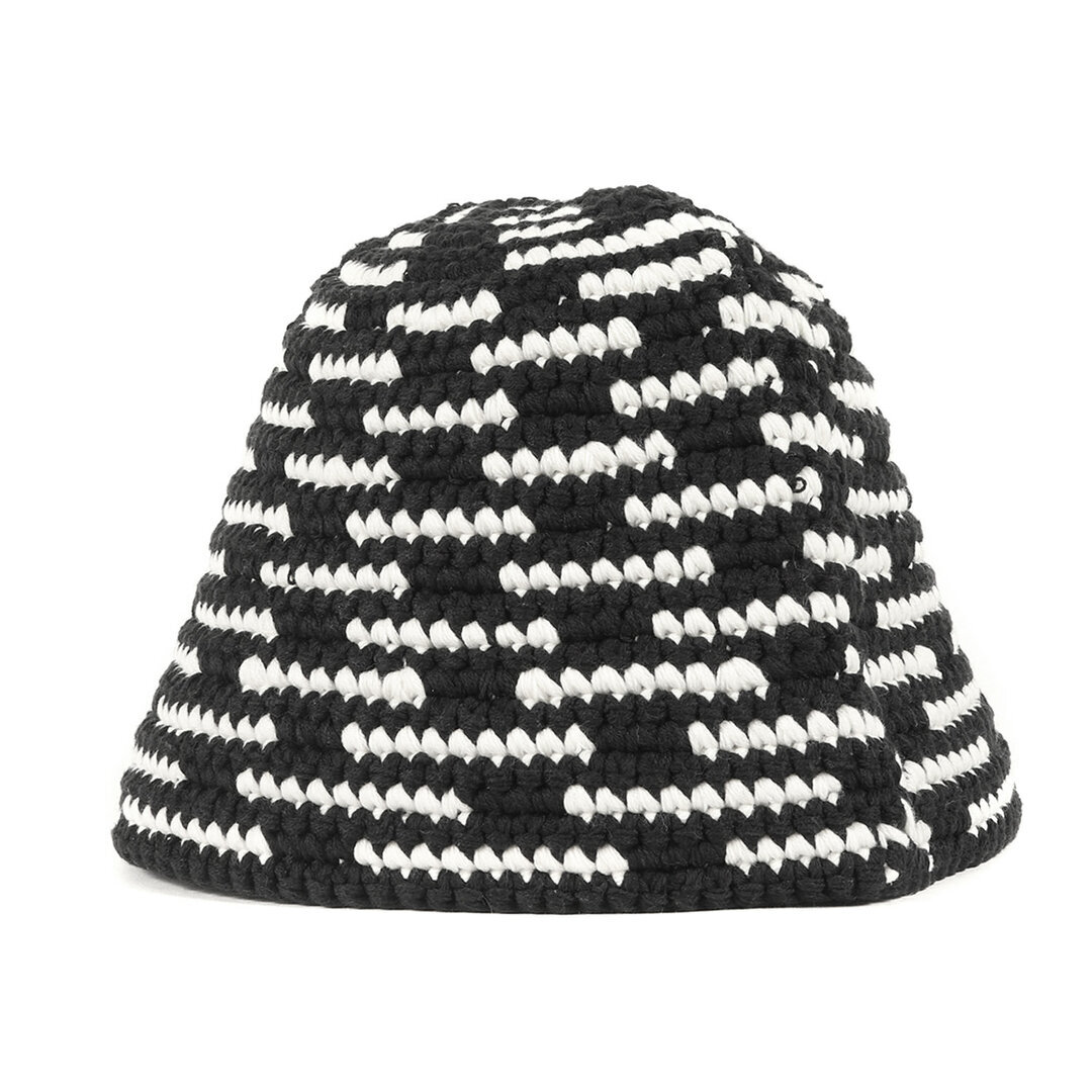 SAINT MICHAEL ST HAT 25SS KNIT BUCKET (KNIT HAT) BLACK ONE SAINT MICHAEL ST HAT 25SS KNIT BUCKET (KNIT HAT) BLACK ONE