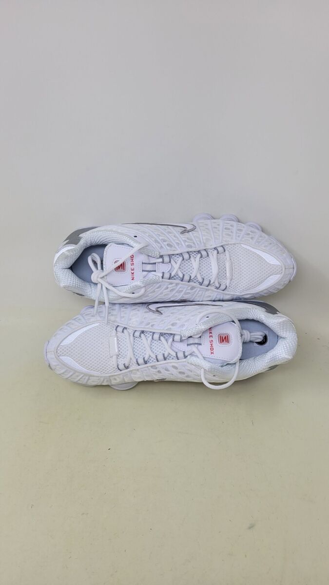 Nike Shox TL White and Max Orange AR3566-100 Women's Shoes Nike Shox TL White and Max Orange AR3566-100 Women's Shoes