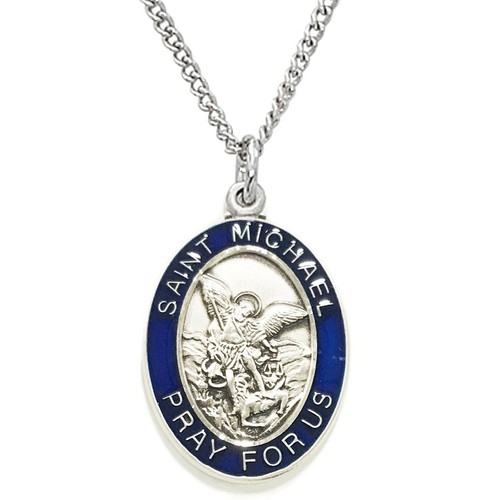 Sterling Silver St. Saint Michael 
