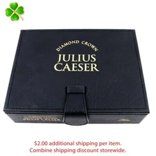 Diamond Crown Julius Caeser Toro Empty Wood Cigar Box 9" x 6.75" x 2.25"