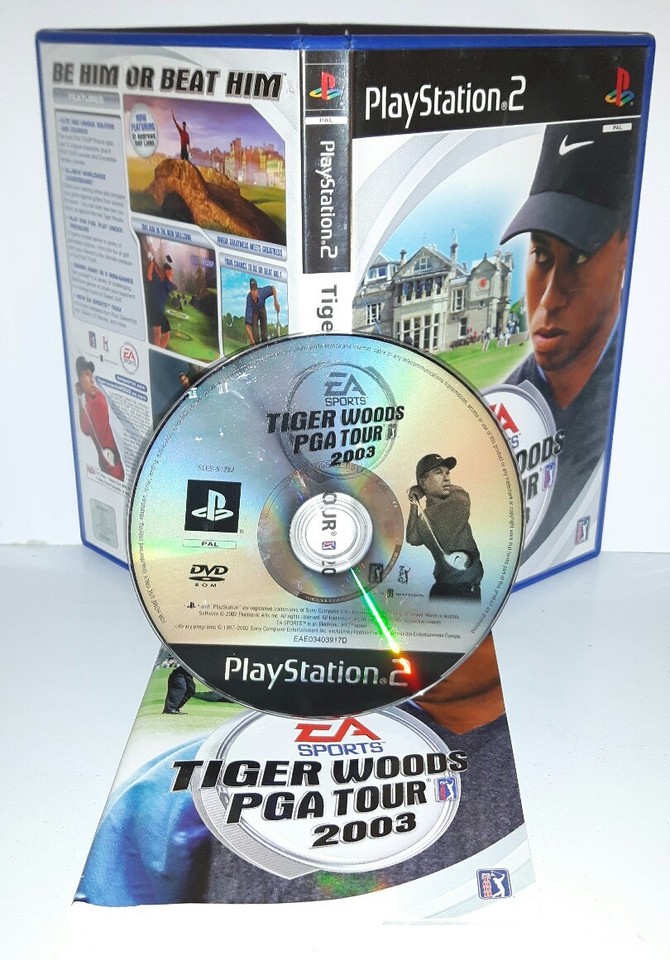 TIGER WOODS PGA TOUR 2003 GOLF - Playstation 2 Ps2 Play Station Gioco Game