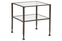 Ashley Tivion Rectangular End Table In Bronze Finish T360-3 on sale Ashley Tivion Rectangular End Table In Bronze Finish T360-3 on sale