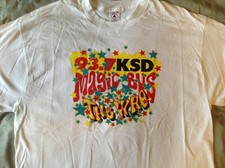 The Who T-Shirt Magic Bus 93.7 KSD St. Louis - Pete Townshend Daltrey LIKE NEW!!