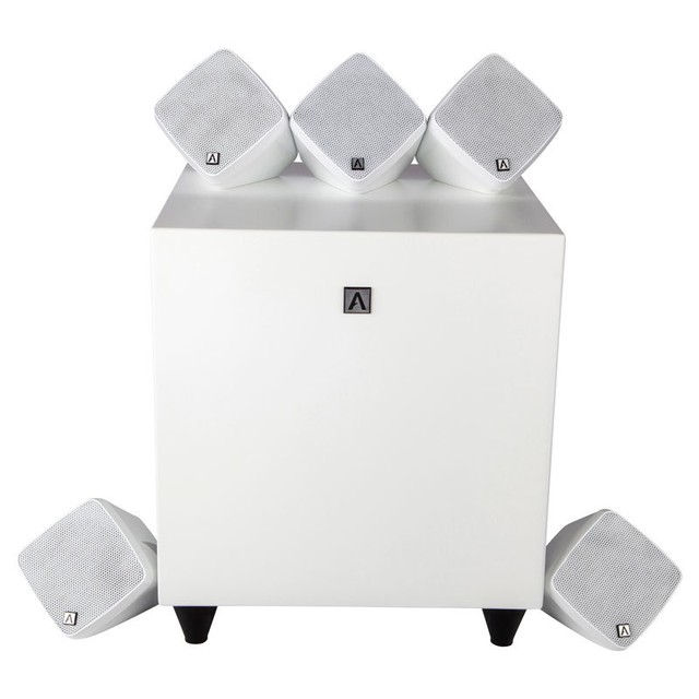 white 5.1 speakers