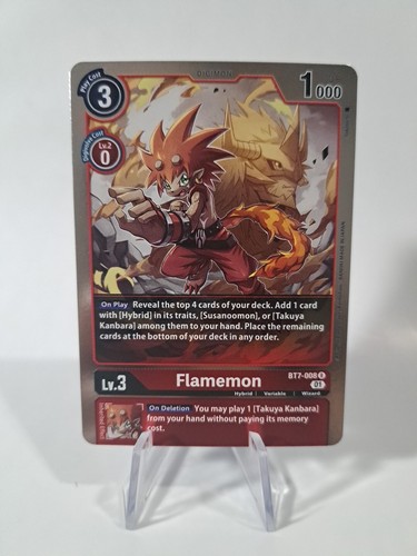 Flamemon - BT7-008 - Casi nuevo - Digimon TCG Holo raro - Imagen 2 de 3