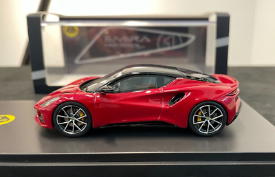 Genuine Official Lotus Emira 1/43 Scale Model By True Scale Models Magma Red