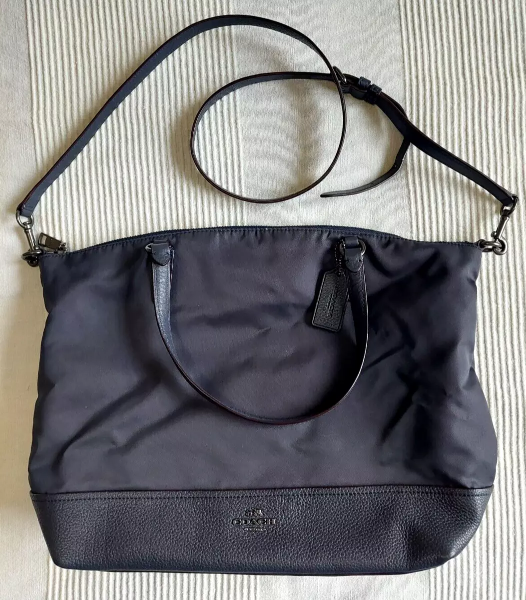 Nylon satchel bag top