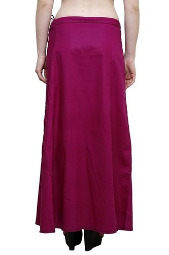 Traditional Readymade Cotton Straight Shapewear Women Girl Saree Underskirt- 5PC - Picture 3 of 5