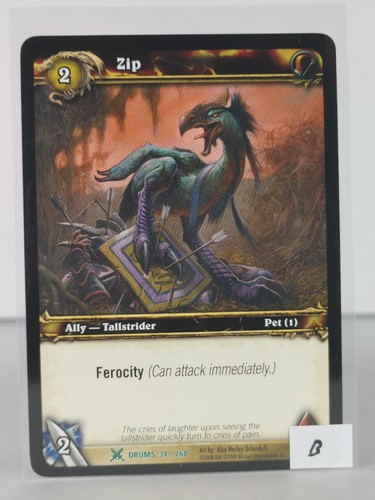 Zip - Drums of War - 34/268 - WoW TCG - Uncommon - Picture 2 of 51